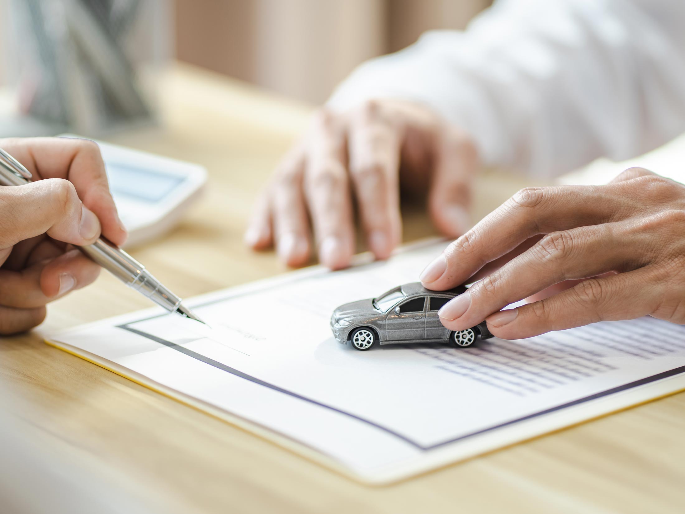 Transferencia de coches en Andalucía - firma